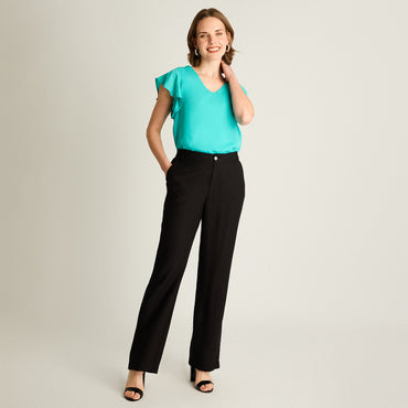 Pantalón Sport Negro Recto