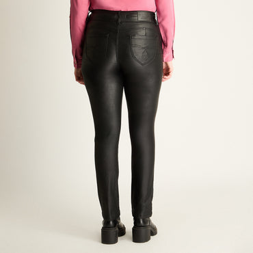 Pantalon Casual Negro Recto