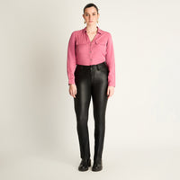 Pantalon Casual Negro Recto