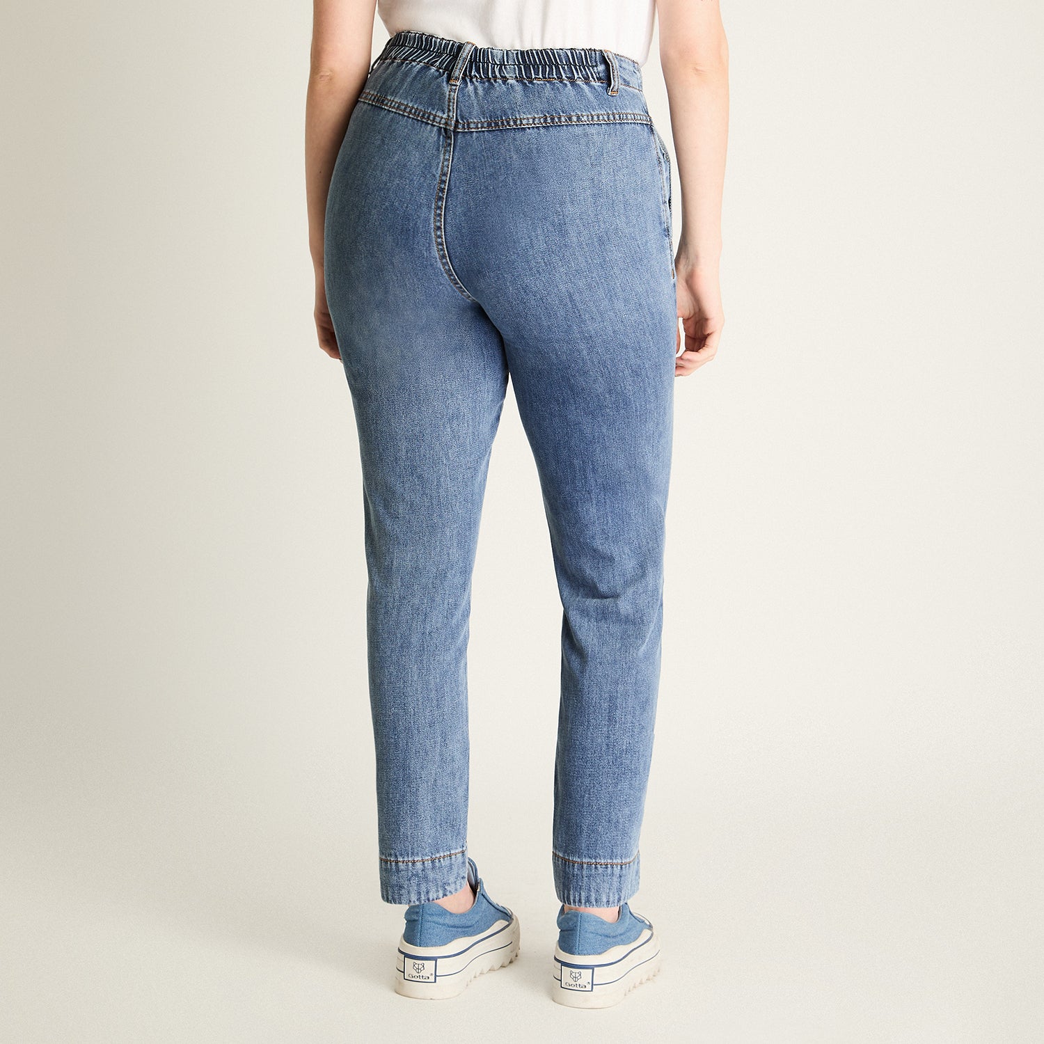 Pantalón Sport Azul de Lyocell