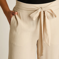 Pantalon Sport Arena Palazzo No Elasticado Calce Normal