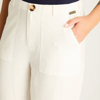 Pantalon Sport Crudo Culotte No Elasticado Calce Normal