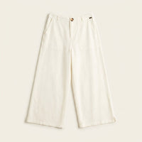 Pantalón Crudo Culotte No Elasticado Calce Normal en plano