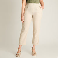 Pantalon Sport Beige Recto No Elasticado Calce Normal
