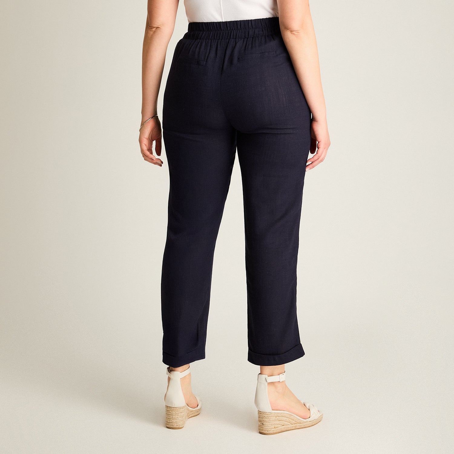 Pantalon Sport Azul Recto No Elasticado Calce Normal
