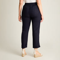 Pantalon Sport Azul Recto No Elasticado Calce Normal