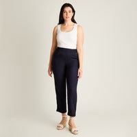 Pantalon Sport Azul Recto No Elasticado Calce Normal