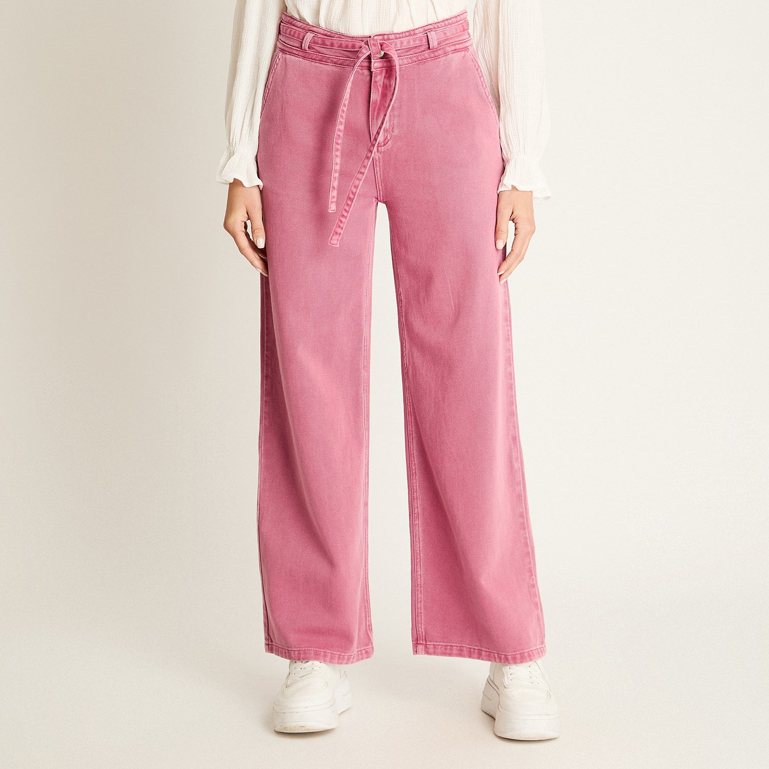 Pantalon Palazzo Lyocell Lila