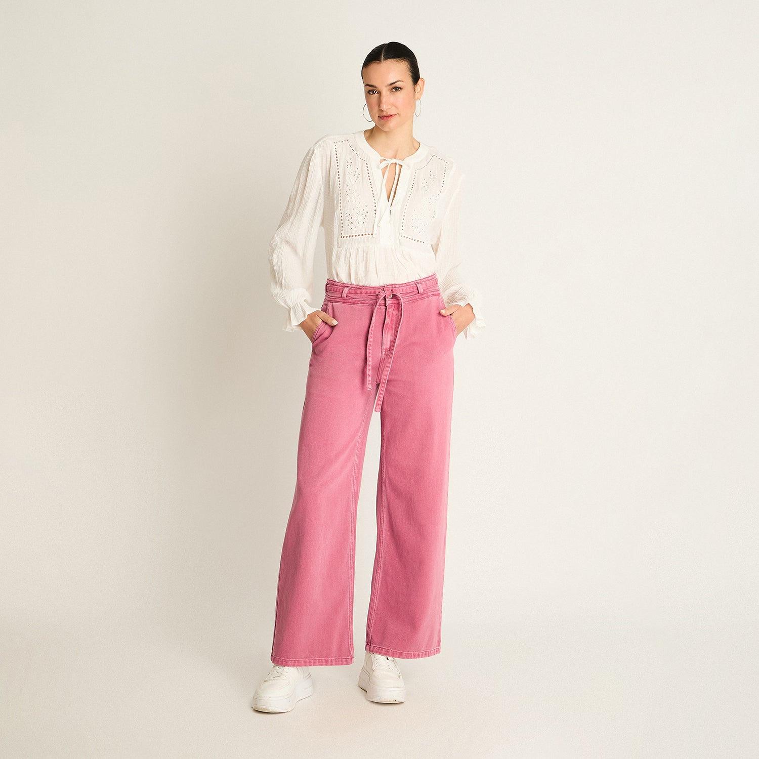 Pantalon Palazzo Lyocell Lila