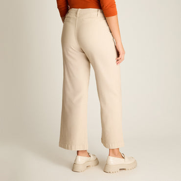 Pantalon Sport Crudo Elasticidad 0 Sin Forro Calce Holgado Tela Plano