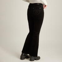 Pantalon Sport Negro Elasticidad Media Sin Forro Calce Normal Tela Punto