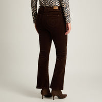 Pantalon Sport Cafe Elasticidad Media Sin Forro Calce Normal Tela Punto