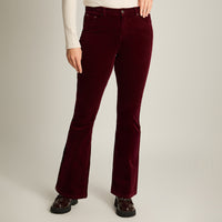 Pantalon Sport Burdeo Elasticidad Media Sin Forro Calce Normal Tela Punto