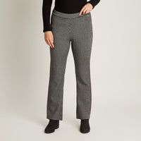 Pantalon Sport Gris Elasticidad Media Sin Forro Calce Normal Tela Tejido