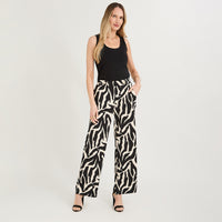 Pantalón Sport Palazzo Polyspandex Crudo