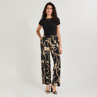 Pantalón Sport Palazzo Polyspandex Camel