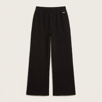Pantalón Sport Palazzo Pretina Elasticada Negro en plano