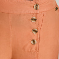 Pantalón Sport Palazzo de Lyocell Café