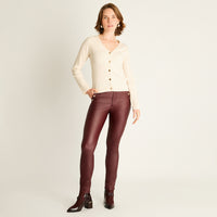 Cardigan Arena con Ribete Contraste