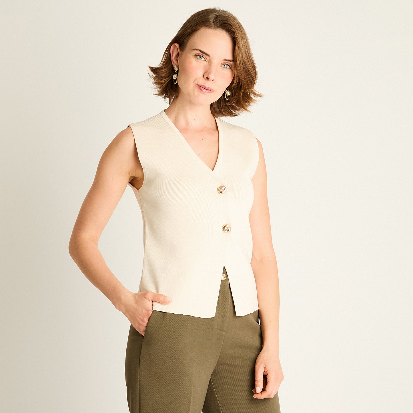 Cardigan Arena Sin Mangas