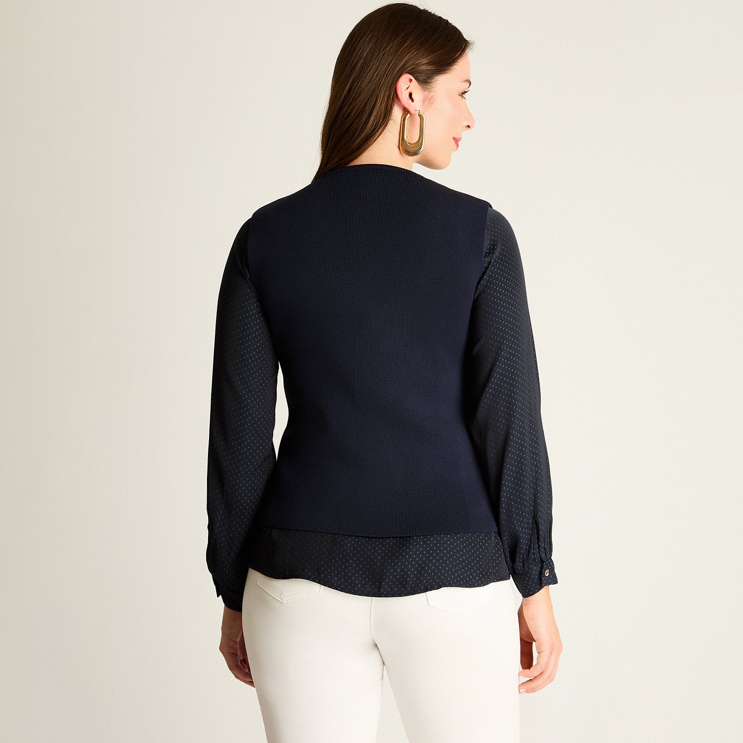 Cardigan Azul sin Mangas