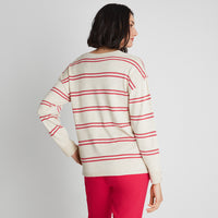 Tejido Cuello V Con Lineas Lúrex