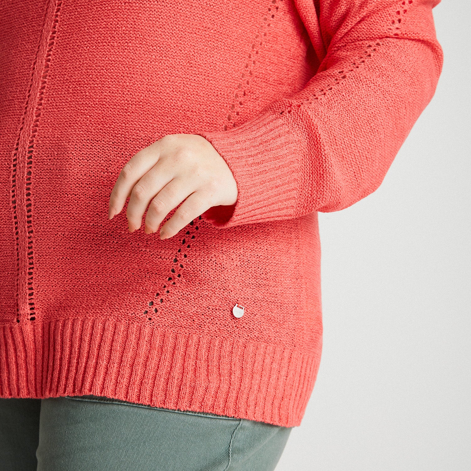 Sweater Coral Calado - Lorenzo di Pontti