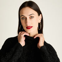 Tejido Chenille Holgado Negro