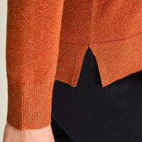 Sweater Terracota con Textura Suave