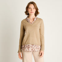 Sweater Beige Twin Set
