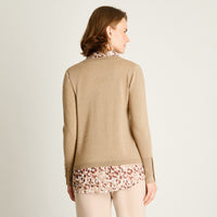 Sweater Beige Twin Set