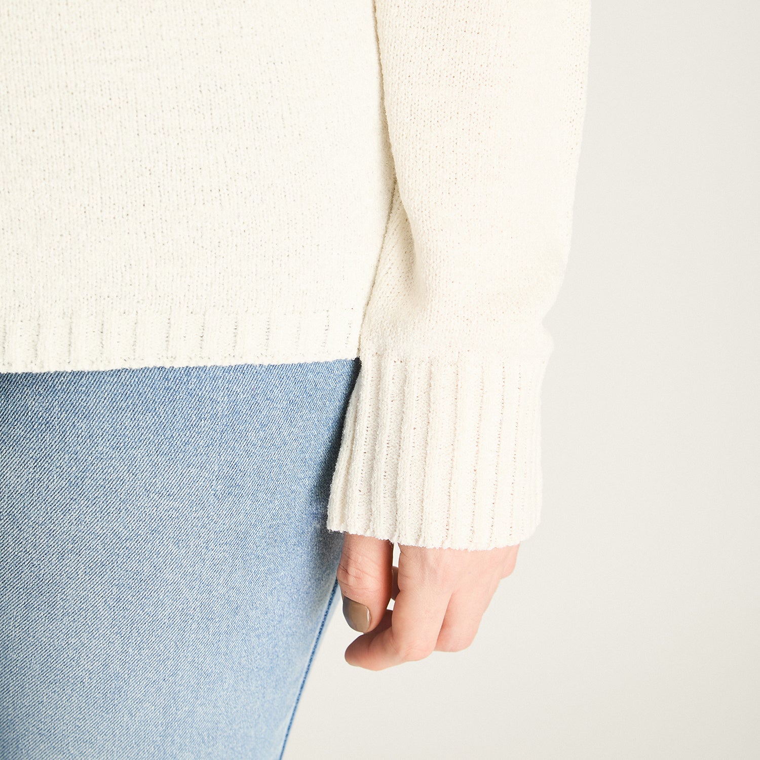 Sweater Crudo Punto Fino