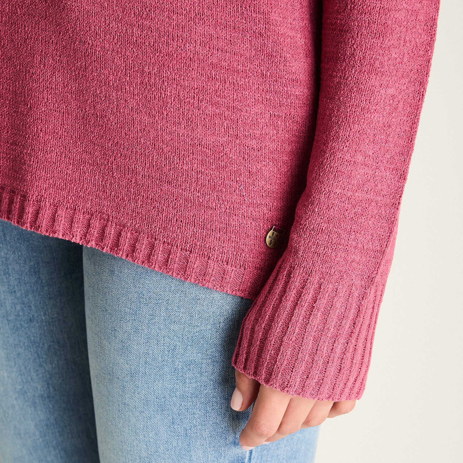 Sweater Magenta Punto Fino