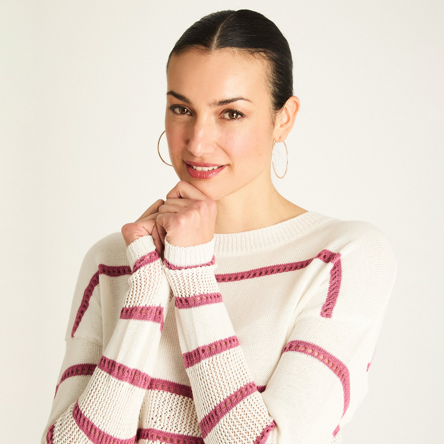 Sweater Crudo Manga Larga