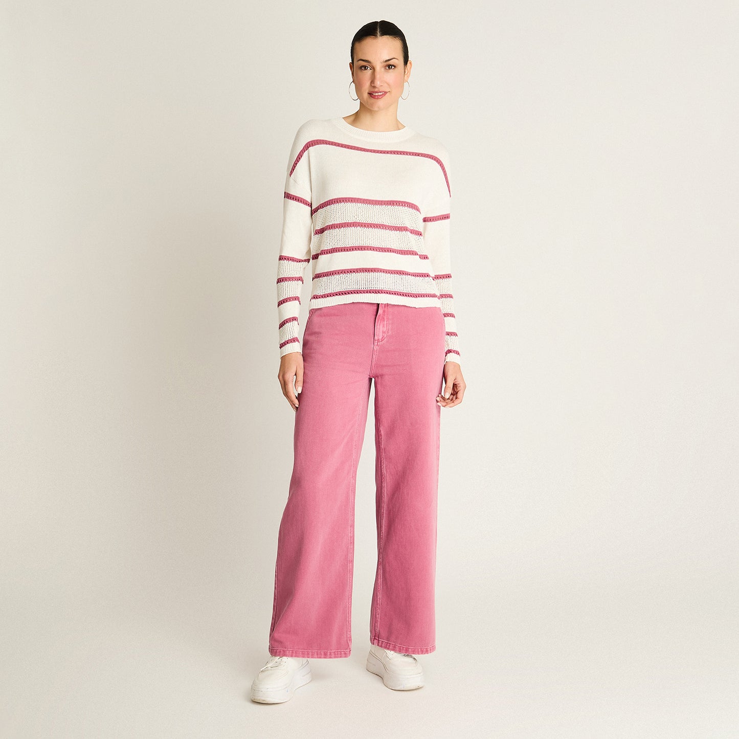 Sweater Crudo Manga Larga