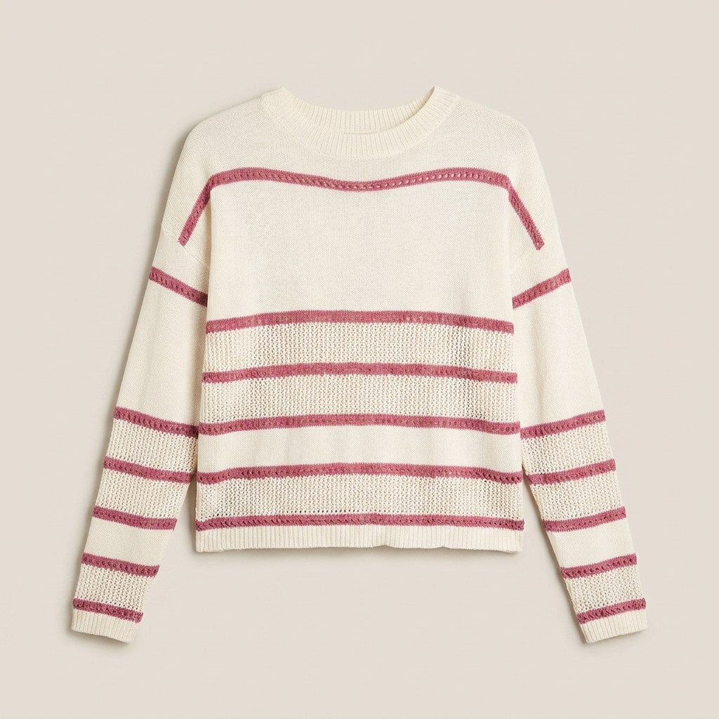 Sweater Crudo Manga Larga en plano