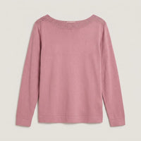 Sweater con Aplicación de Strass Rosado en plano