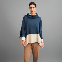 Poncho de Alpaca Cuello Alto