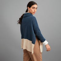 Poncho de Alpaca Cuello Alto