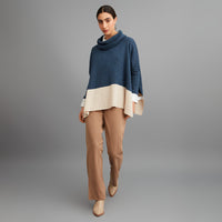Poncho de Alpaca Cuello Alto