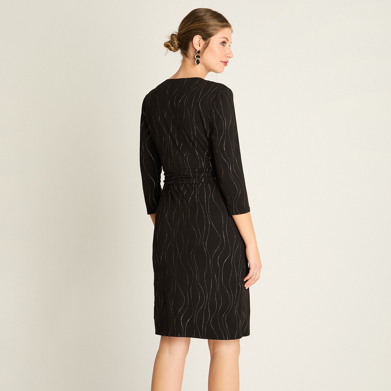 Vestido Negro con Brillos