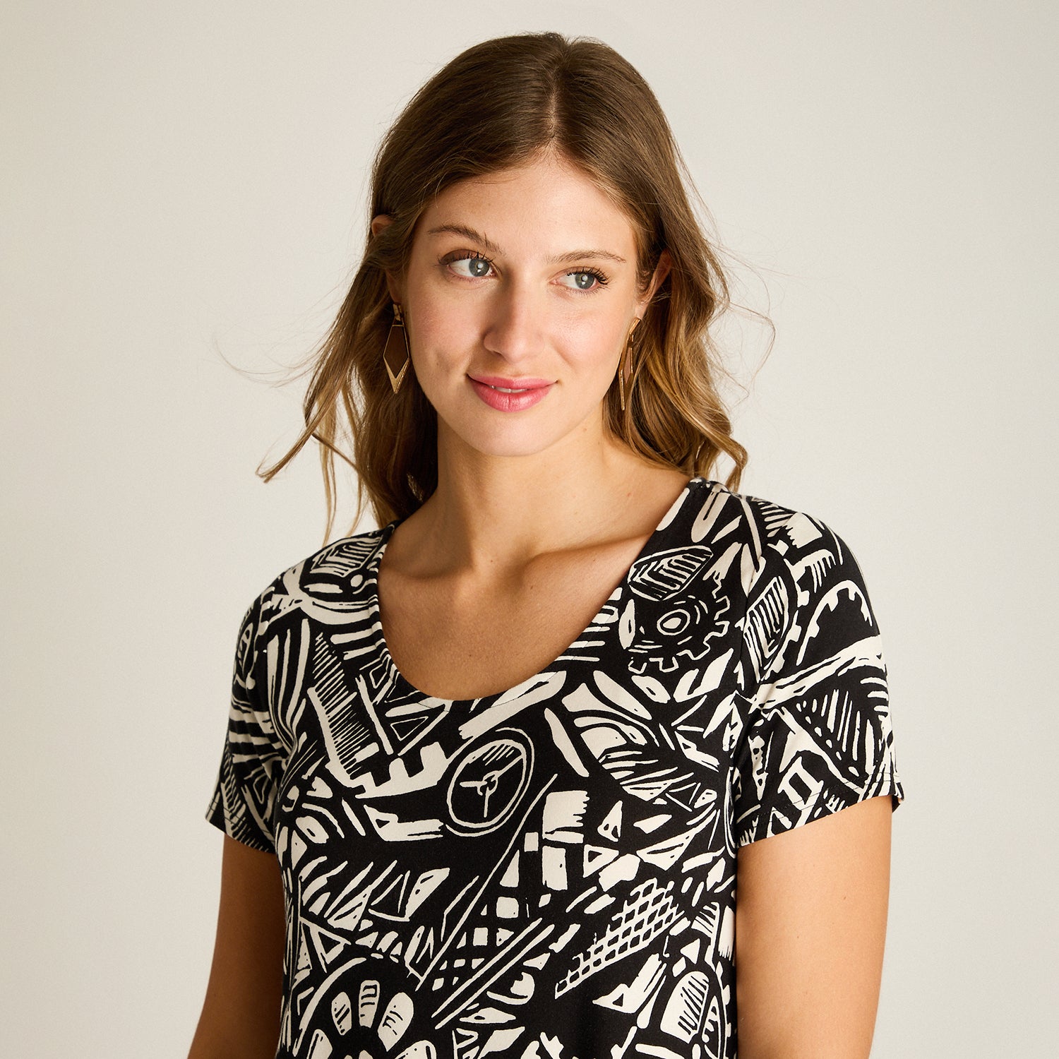 Vestido Corto Negro Calce