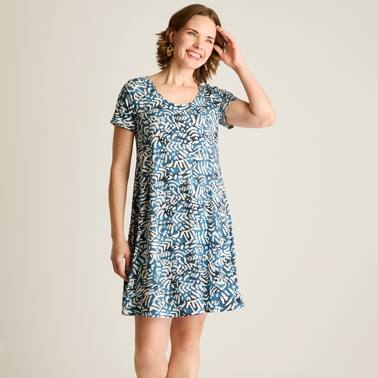 Vestido Corto Azul Calce