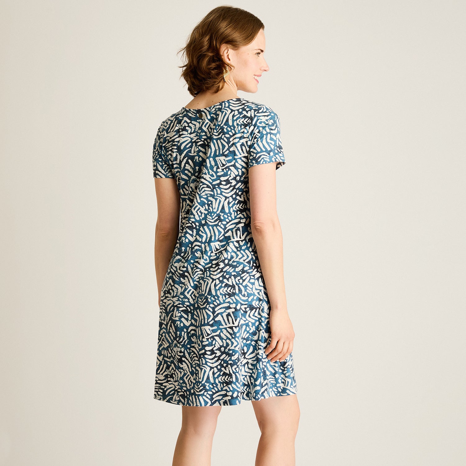 Vestido Corto Azul Calce