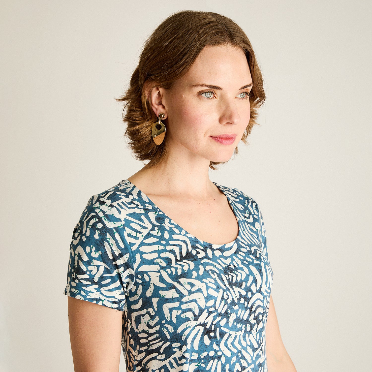 Vestido Corto Azul Calce