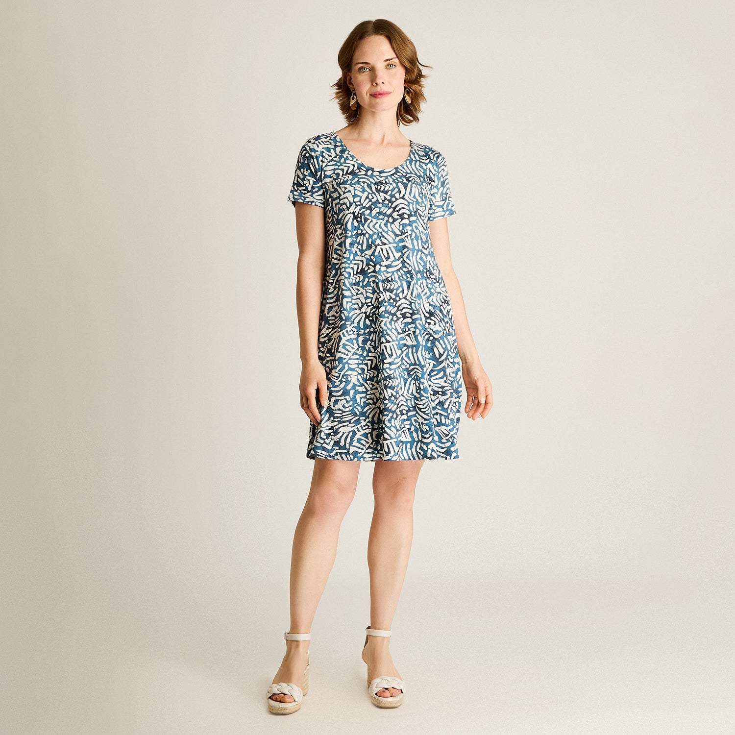 Vestido Corto Azul Calce