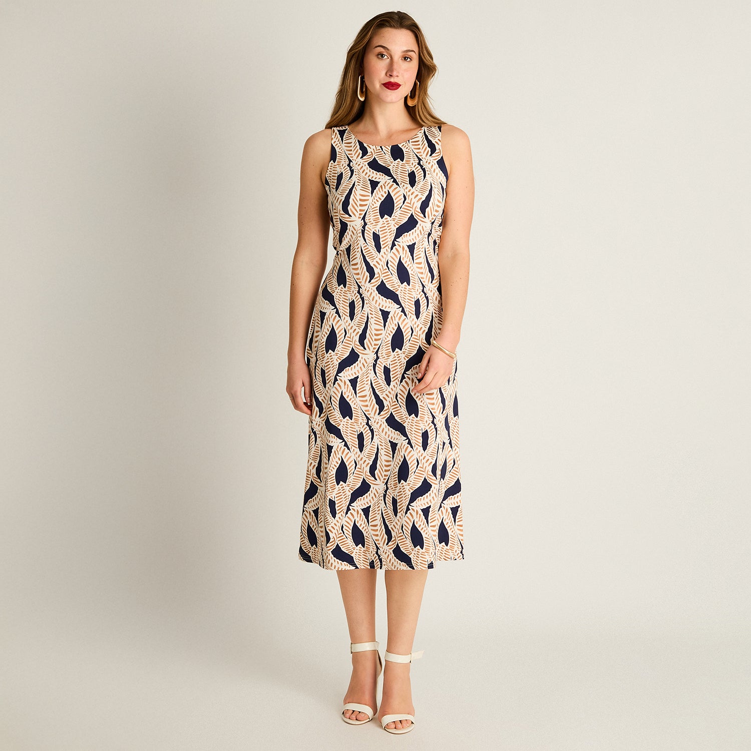 Vestido Maxi Azul Estampado