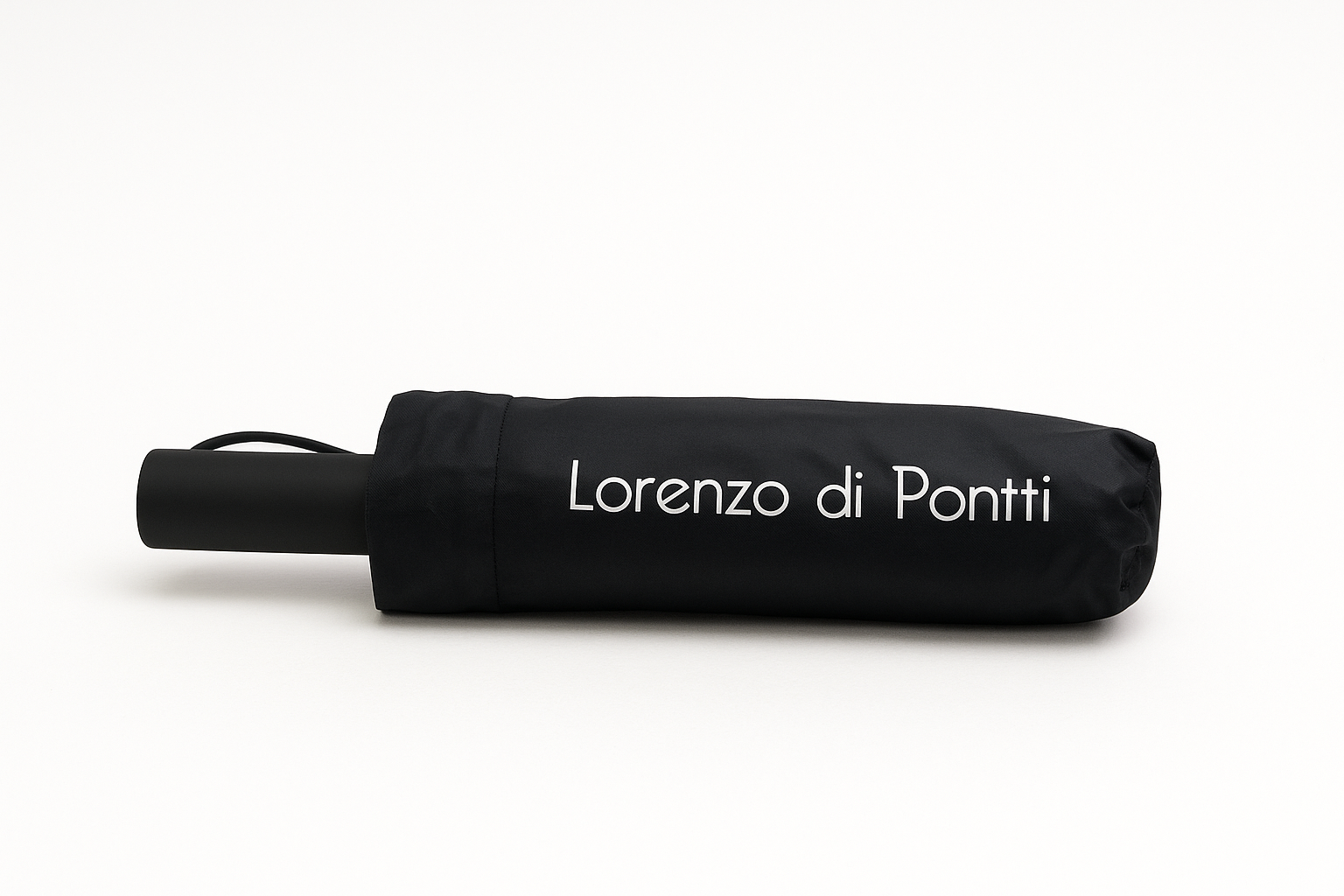 Paraguas Negro Plegable - Lorenzo di Pontti