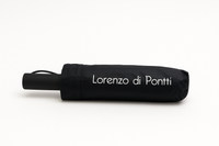 Paraguas Negro Plegable - Lorenzo di Pontti