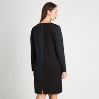 Vestido Negro Print Localizado - Lorenzo di Pontti